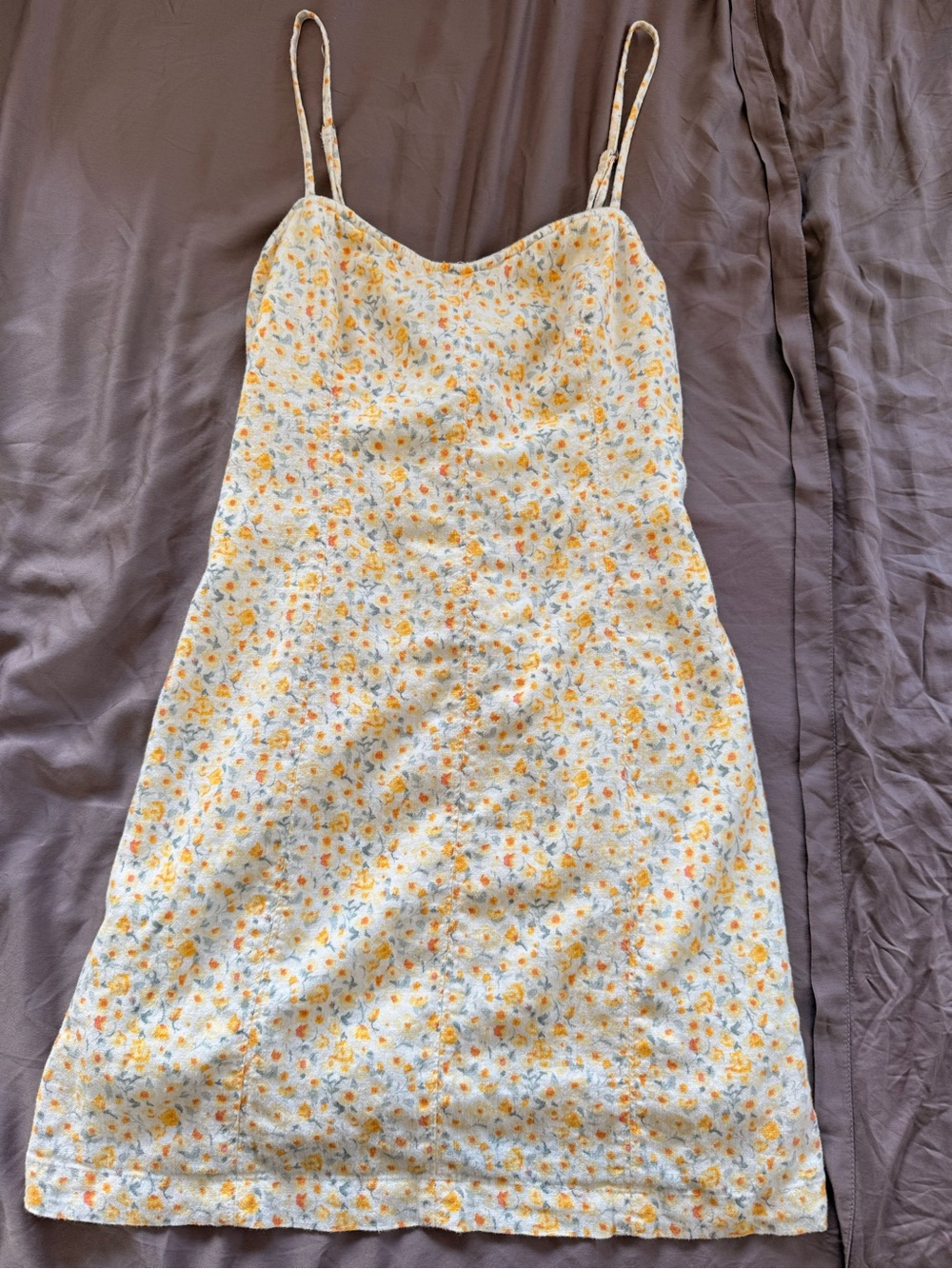 abercrombie & fitch floral mini dress